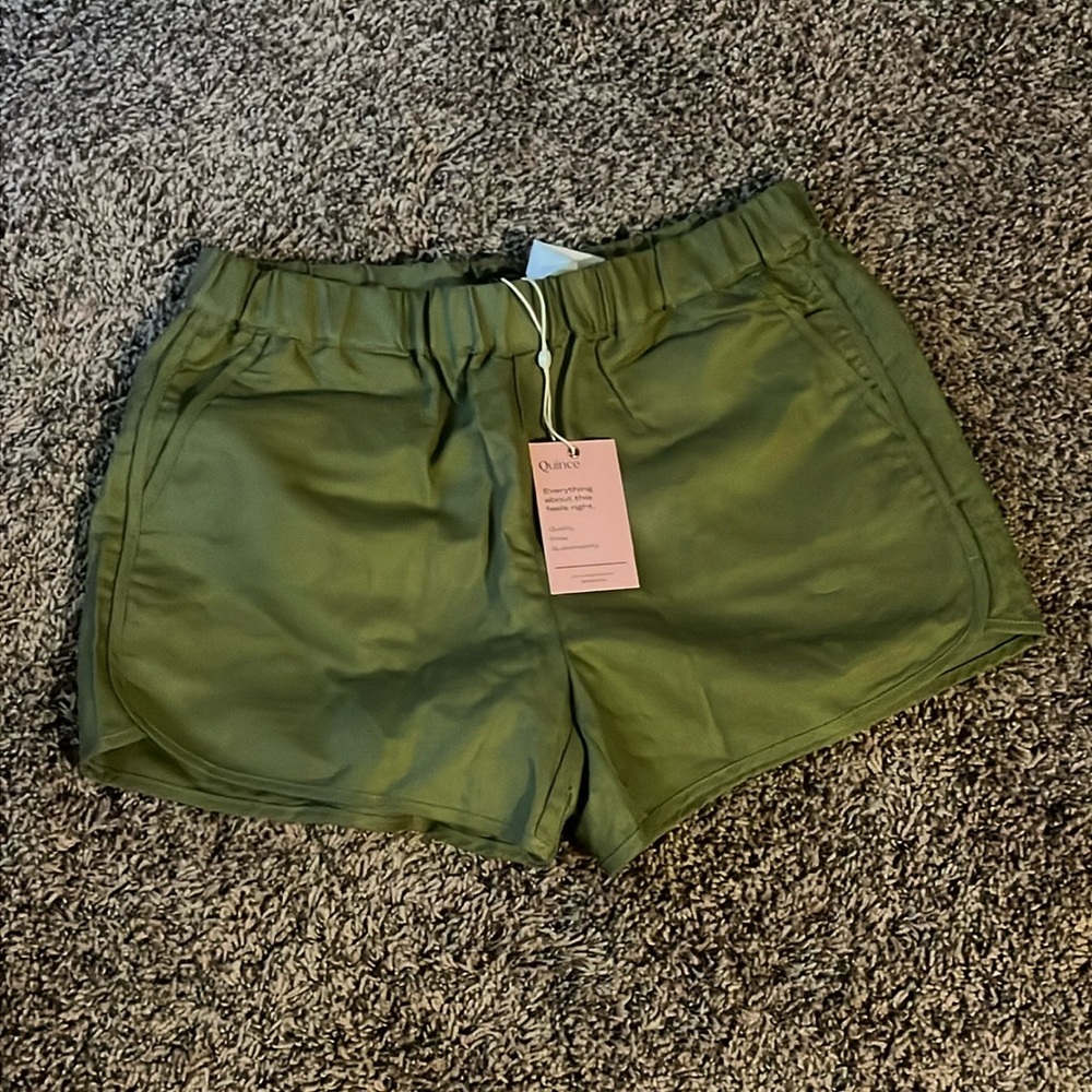 Olive Green Women's Shorts